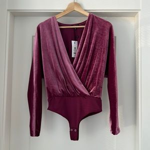 BNWT Dynamite Velour Bodysuit
